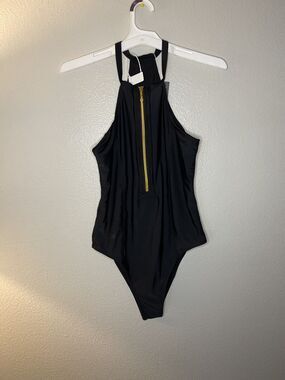 BIKINX One Piece Bathing Suits NWT Swimsuit Best Tummy Control Swimwear M Zip Up